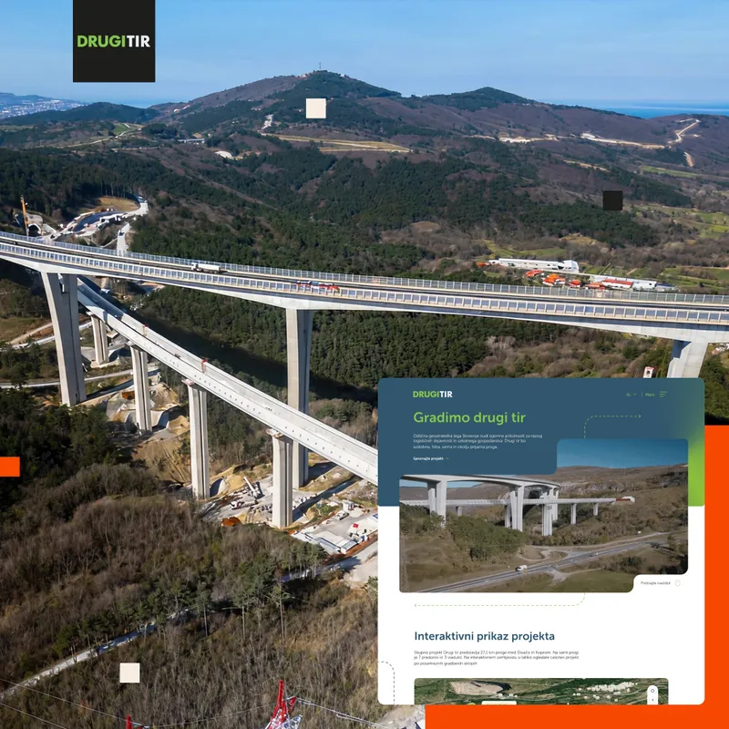 Drugi tir s prenovljenim spletnim mestom