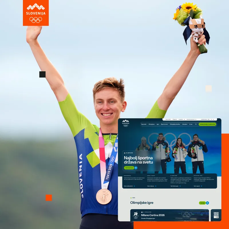 Prenova spletnega mesta Olimpijskega komiteja Slovenije