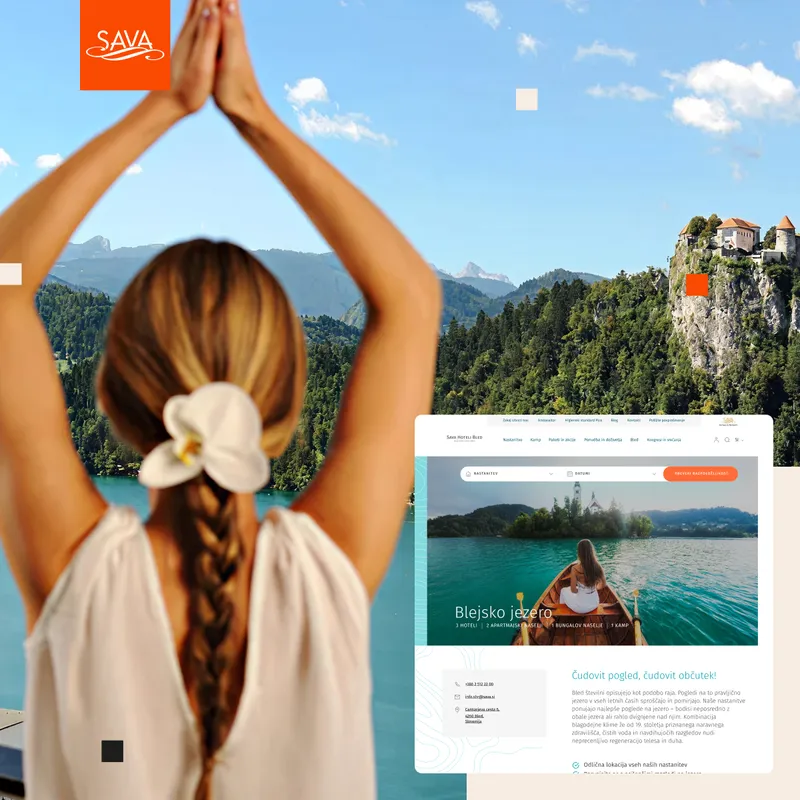 Prenova spletnega mesta Sava Hotels & Resorts