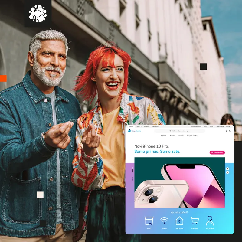 Prenova spletnega mesta Telekoma Slovenije